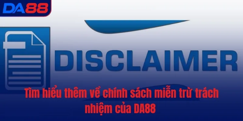 Miễn trừ trách nhiệm - Rũ bỏ bớt trách nhiệm pháp lý - TOTX.BLOG
